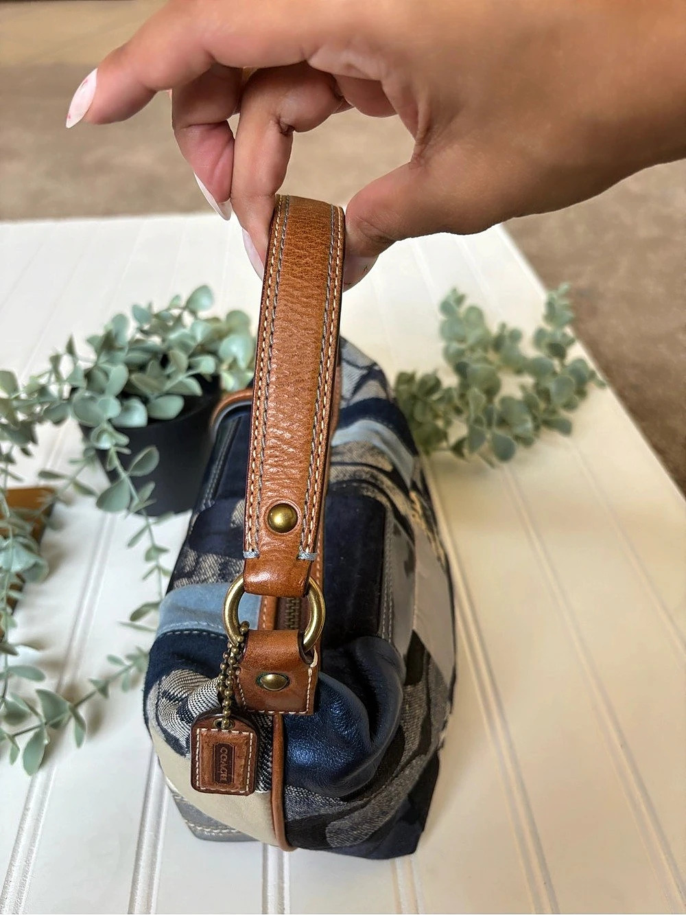 Coach denim patchwork - Picture 7 of 9